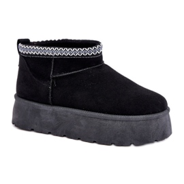 Step in style Bottes de neige Modèle Heslania HY877 Noir - Entrez avec style le noir