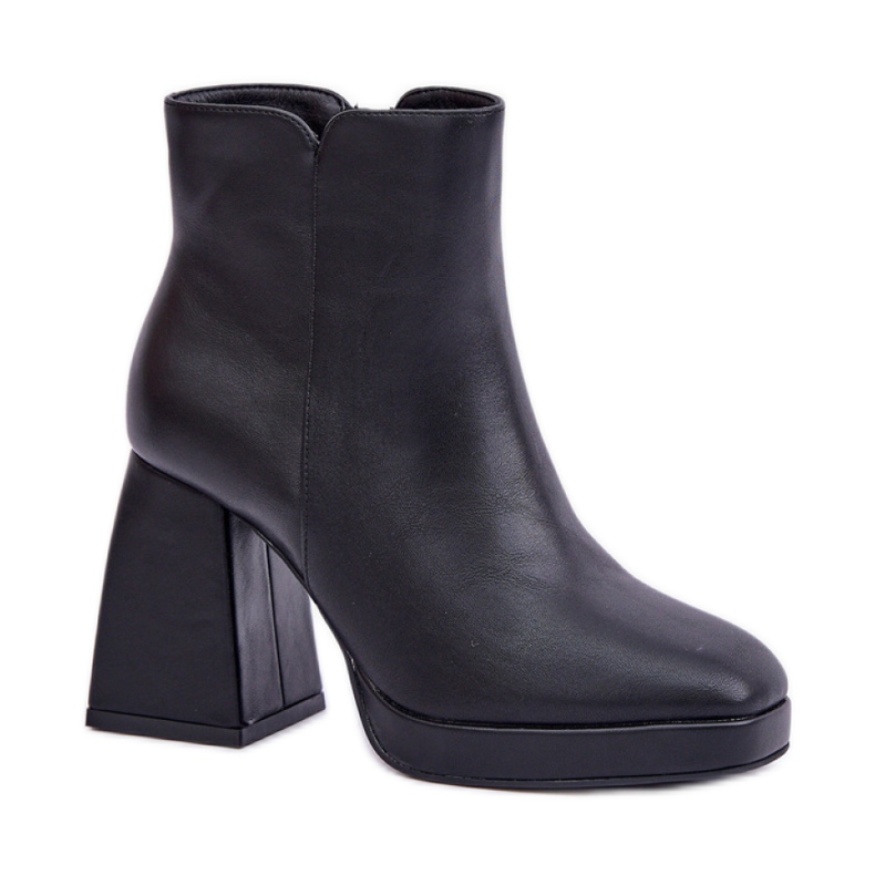 Step in style Bottes Modèle Selarae LQ-48 Noir - Entrez avec style le noir