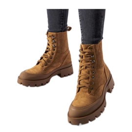 Boots en éco-daim marron d'Orson - Solea brun Boots en éco-daim marron d'Orson - Solea brun