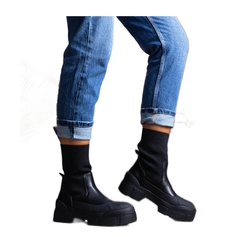 Bottines femme noires Conta - Solea le noir Bottines femme noires Conta - Solea le noir