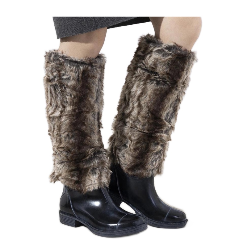 Bottines Wellington bleu marine avec fourrure Melgar - Solea Bottines Wellington bleu marine avec fourrure Melgar - Solea