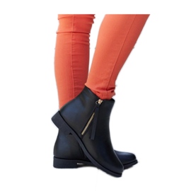 Bottines plates isolées noires par Paien - Solea