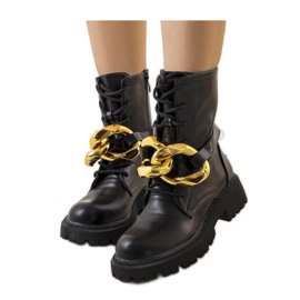 Chaussures de randonnée noires avec chaîne Galar - Solea