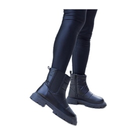 Bottes de neige chaudes noires