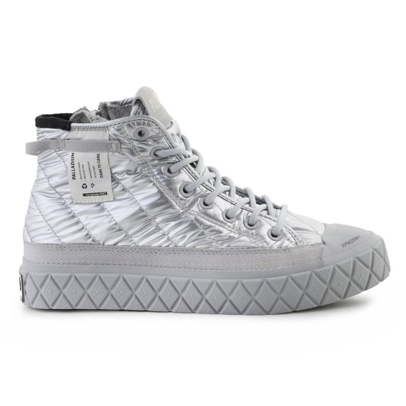 Chaussures Palladium Palla Ace Re-Quilt 94325-082-M argent Chaussures Palladium Palla Ace Re-Quilt 94325-082-M argent
