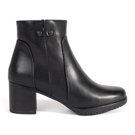 Bottines à talons hauts noires de Sergio Leone