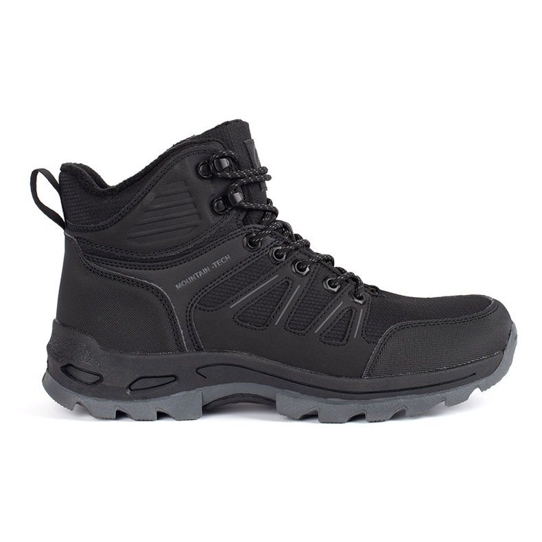 Vico Chaussures de trekking montantes noires pour hommes le noir