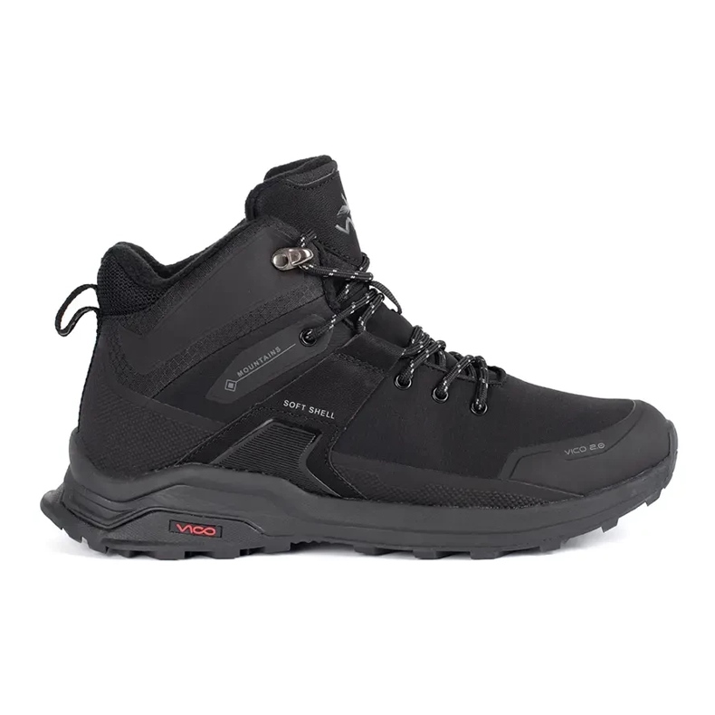 Vico Chaussures de trekking noires pour hommes le noir