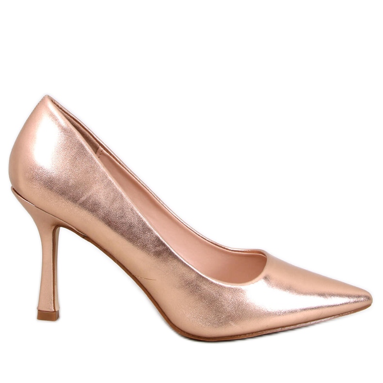 Escarpins femme pleine fleur champagne d'or Escarpins femme pleine fleur champagne d'or