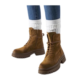 Boots marron à bout usé de Vadnais - Solea brun Boots marron à bout usé de Vadnais - Solea brun