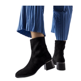 Boots noires à tige perforée Cavallo - Solea