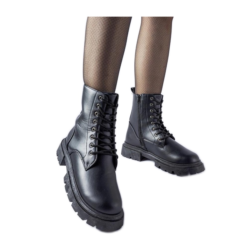 Bottines isolantes noires pour femme le noir