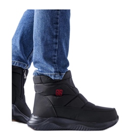 Bottes de neige courtes isolées noires