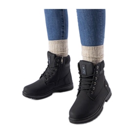 Bottines isolées noires Araujo - Solea pour femme le noir