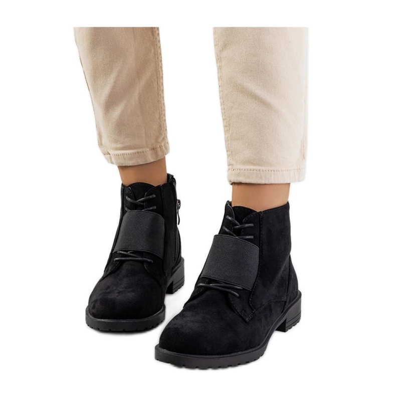 Bottines Manoella noires - Solea le noir