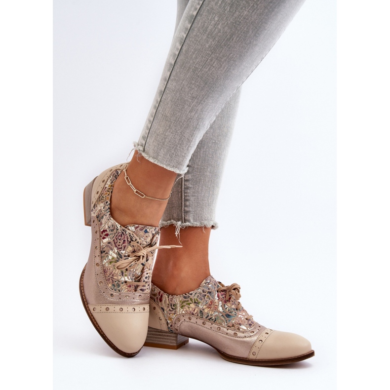 Chaussures Femme En Cuir Maciejka 06408-04 Beige Chaussures Femme En Cuir Maciejka 06408-04 Beige