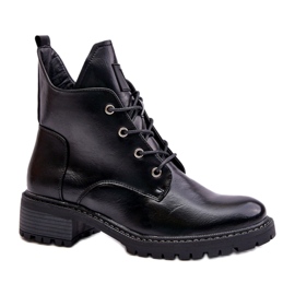 Bottes de femmes isolées noires de Vinceza le noir