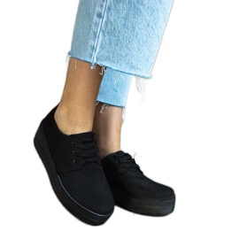 Chaussures à plateforme Lunde noires