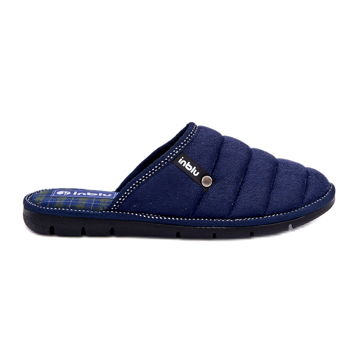 Inblu Chaussures confortables pour la maison pour hommes, bleu marine Inblu Chaussures confortables pour la maison pour hommes, bleu marine