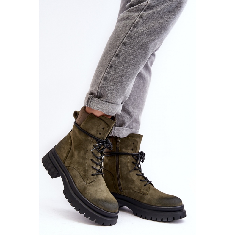 Step in style Trappers Modèle Narelona 6602 Vert Foncé - Entrez avec style