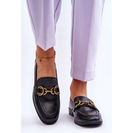 Mocassins avec décoration 2623-1 Noir