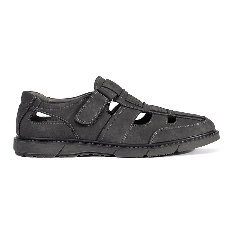 Shelvt Mocassins ajourés gris pour homme