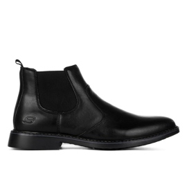 Chelsea Boots Skechers Bregman Morago Black le noir