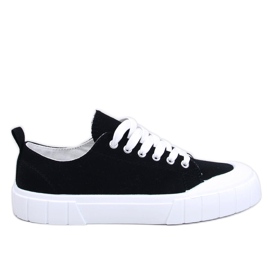 Baskets classiques noires pour femmes le noir