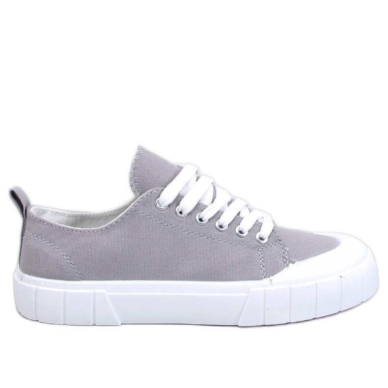 Baskets femme grises