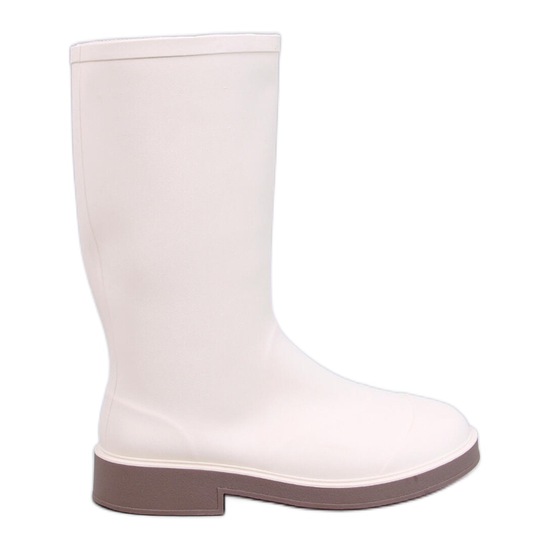 Bottes mates beige des femmes