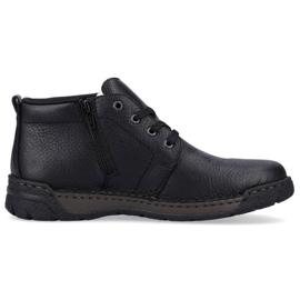 Rieker en cuir isolé pour hommes RKR748 noir