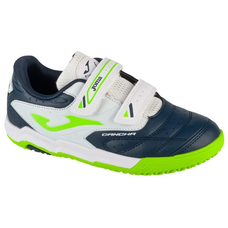 Joma Cancha 2503 en CAJS2503inv chaussures de football blanches et bleues