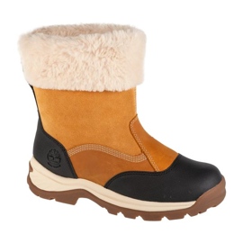 Timberland White Ledge Pullon WP TB1A2KUF231 chaussures jaunes avec fourrure