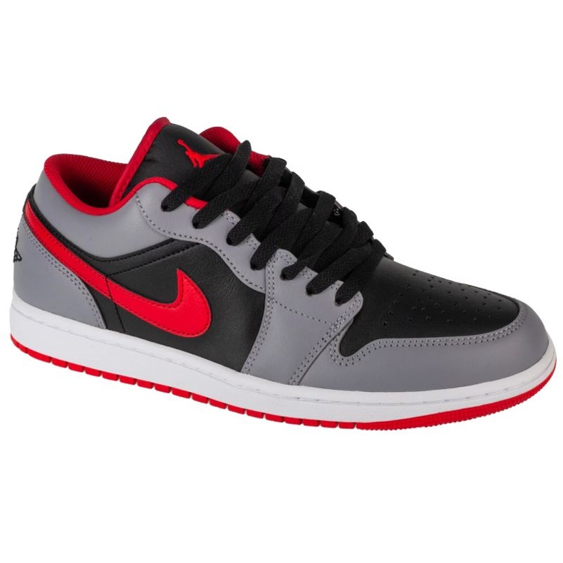 Nike Air Jordan 1 Low 553558-060 Gray-Black gris