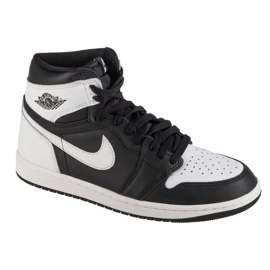 Nike Air Jordan 1 Mid Retro DZ5485-010 Chaussures en noir et blanc le noir