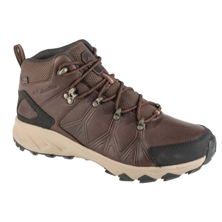 Columbia Peakfreak Ii Mid Outdry Chaussures en cuir 2100701231 marron avec membrane brun