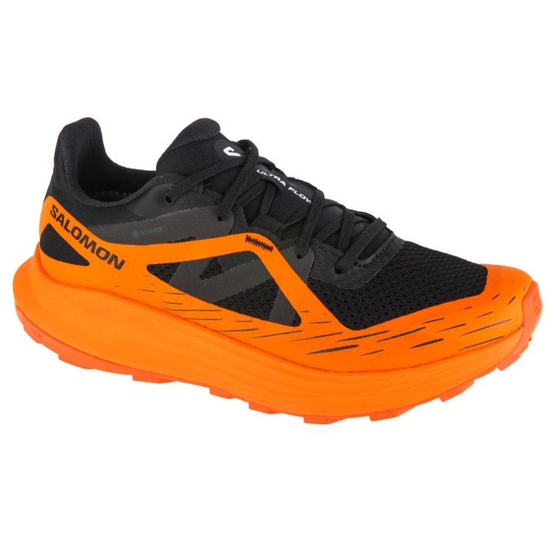 Salomon Ultra Flow GTX 474740 Chaussures noires-orange le noir