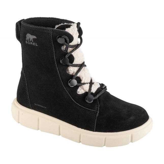Sorel Explorer III Joan Cozy WP 2077981010 chaussures noires le noir Sorel Explorer III Joan Cozy WP 2077981010 chaussures noires le noir