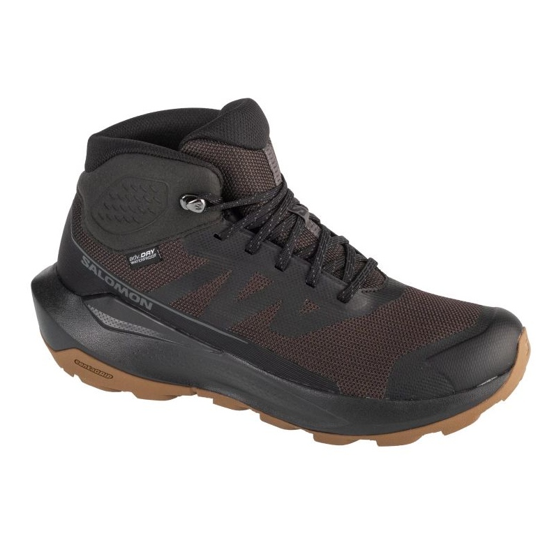 Salomon Elixir Tour Mid WP 475778 Chaussures en bronze avec membrane brun