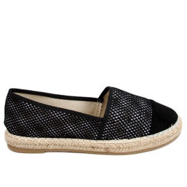 Espadrilles en daim féminin noir
