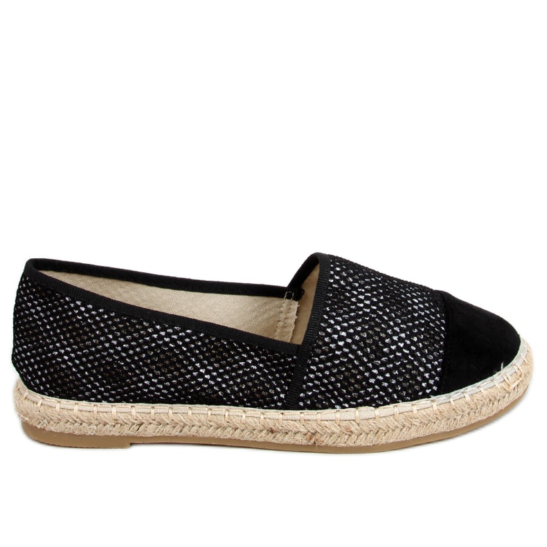 Espadrilles en daim féminin noir le noir