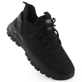 Chaussures de sport noires pour hommes Big Star NN174467