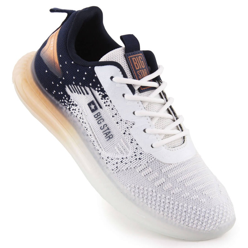 Big and Black Men's Sports Shoes Big Star NN174474 blanche Big and Black Men's Sports Shoes Big Star NN174474 blanche