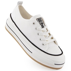 Baskets plateforme blanches femme Big Star NN274205 Baskets plateforme blanches femme Big Star NN274205