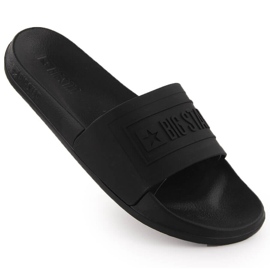 Tongs de sport noires pour femmes Big Star OO274044