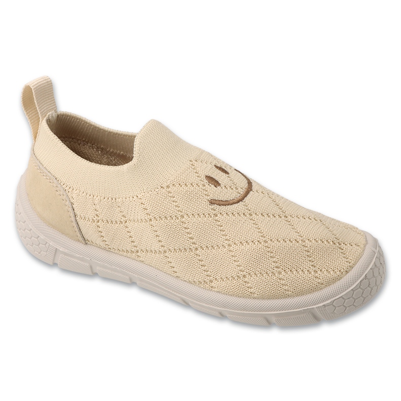 Befado chaussons enfants 102X034 beige avec application