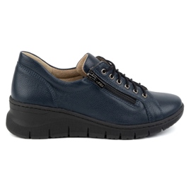 Olivier Chaussures femme en cuir à semelle épaisse 1236 Marine/bleu marine Olivier Chaussures femme en cuir à semelle épaisse 1236 Marine/bleu marine