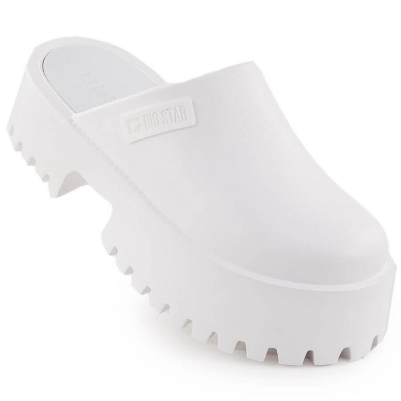 Obstruer sur une semelle massive Big Star NN274015 White blanche