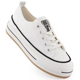 Sneakers sur la plate-forme Big Star White NN274205 blanche Sneakers sur la plate-forme Big Star White NN274205 blanche