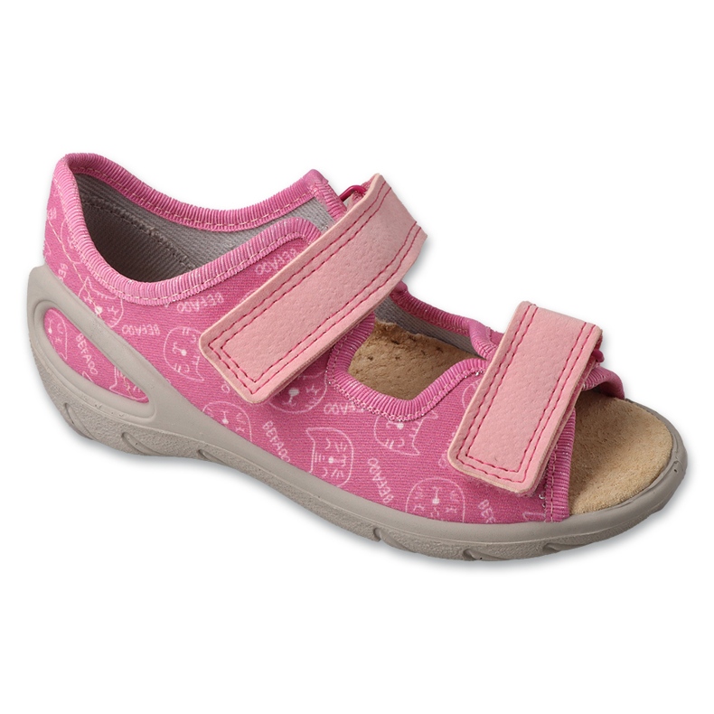 Befado Sandals Insert en cuir pour enfants PU 063x022 Pink rose Befado Sandals Insert en cuir pour enfants PU 063x022 Pink rose